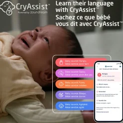 See Pro 360 Baby Monitor & Parent Unit with CryAssist Technology
