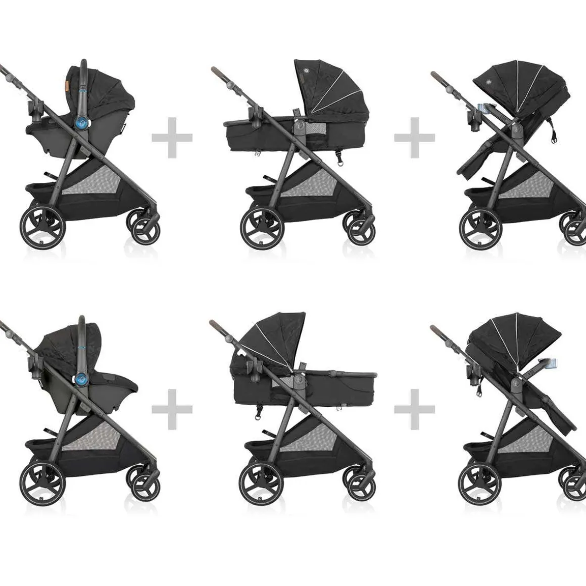 Shyft Intuiti+ Travel System featuring Revolve180 LiteMax NXT with SensorySoothe