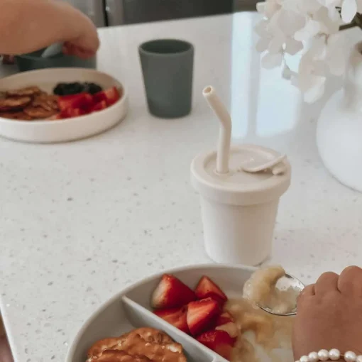 Silicone Straw Cup
