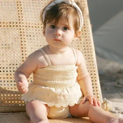 Smocked Skirted Romper