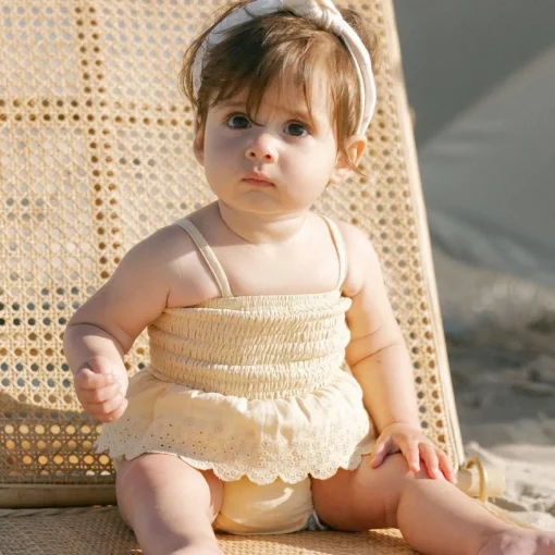 Smocked Skirted Romper
