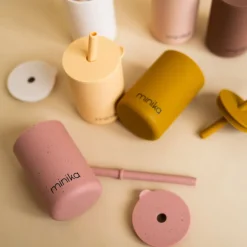 Straw Cup with Lid