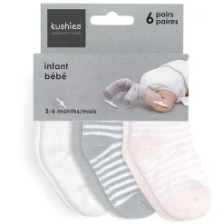 Terry Infant Socks (6 Pack)