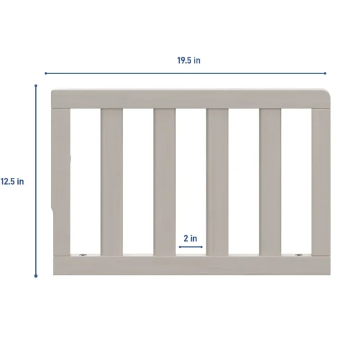 Toddler Guardrail with Slats