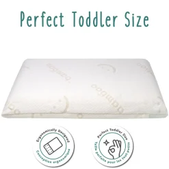 Toddler Pillow with Bamboo Pillowcase