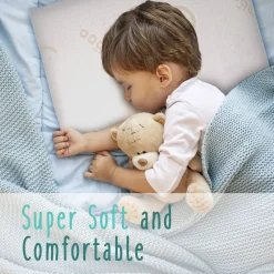 Toddler Pillow with Bamboo Pillowcase