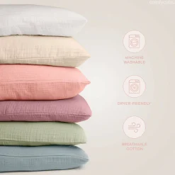 Toddler Pillow with Muslin Pillow Case