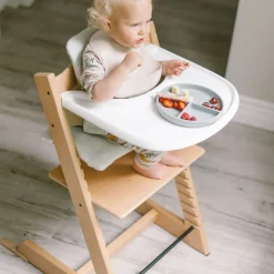 Tripp Trapp® High Chair² Complete - Natural/MosaicGreen