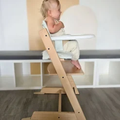 Tripp Trapp® High Chair² Complete - Natural/MosaicGreen