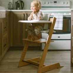 Tripp Trapp® High Chair² Complete - Natural/MosaicGreen