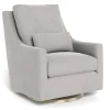 Vera Glider - European Fabric with Swivel Base