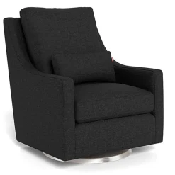 Vera Glider - Fabric with Swivel Base