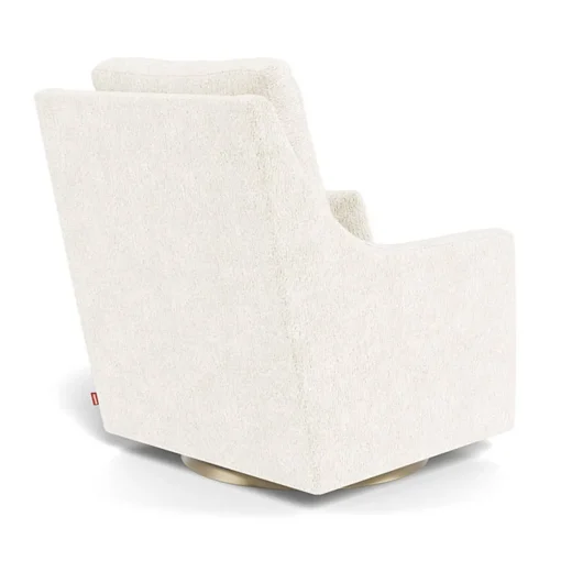 Vera Glider - Faux Sheepskin with Swivel Base