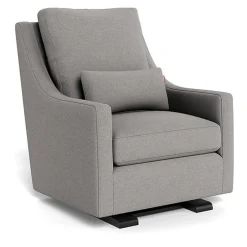 Vera Glider - Wool Fabric with Espresso Base