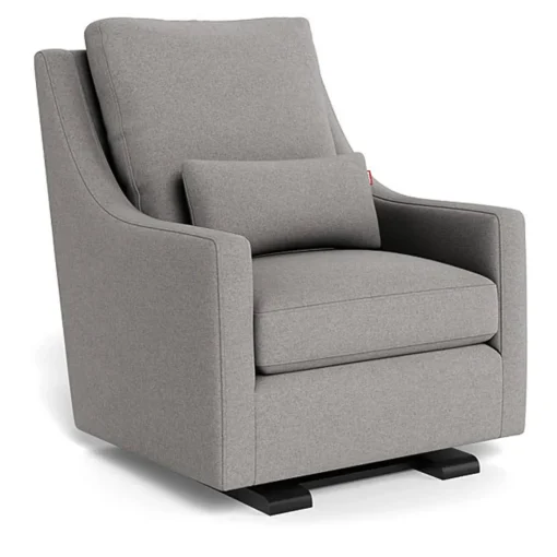 Vera Glider - Wool Fabric with Espresso Base