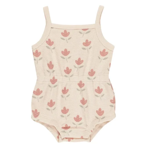 Waffle Cinch Romper
