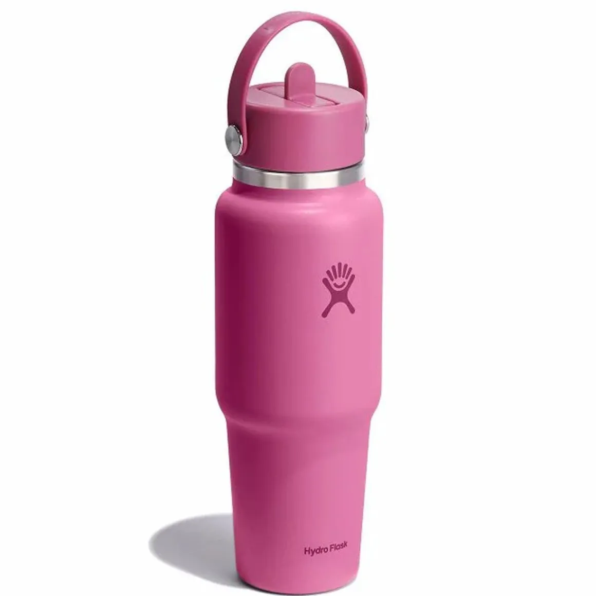 Wide Mouth Flex Straw Travel Bottle (32 oz)