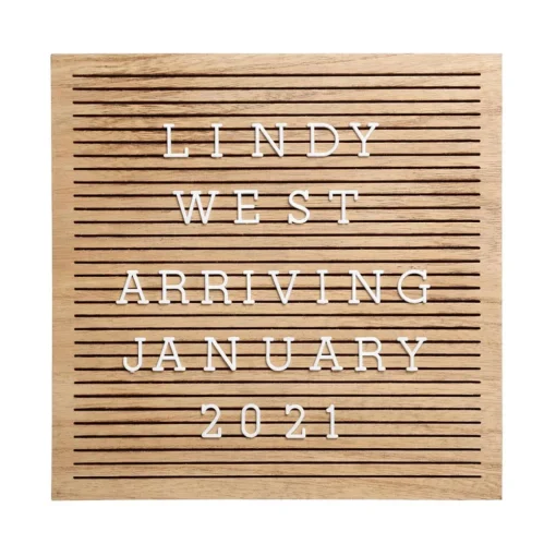 Wooden Letter Board