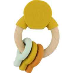 Wooden Silicone Activity Ring
