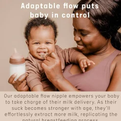 Zero.Zero Nipples Adaptable Flow (0M+) 2 Pack
