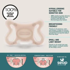 Zero.Zero Silicone Pacifier (0-6M)