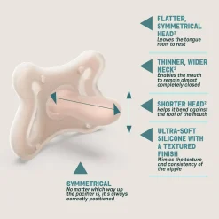 Zero.Zero Silicone Pacifier (0-6M)